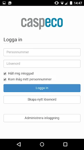 Caspeco Portal