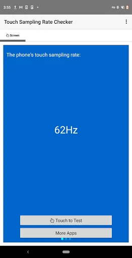 Touch Sampling Rate Checker