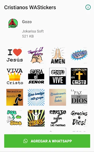 Stickers Cristianos WA screenshot 4