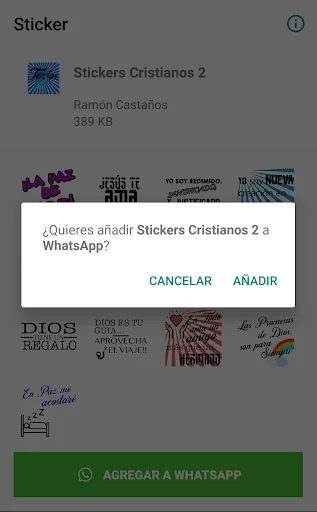Stickers Cristianos 2 screenshot 2
