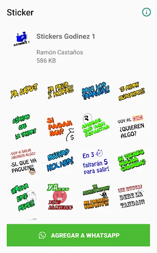 Stickers Godínez