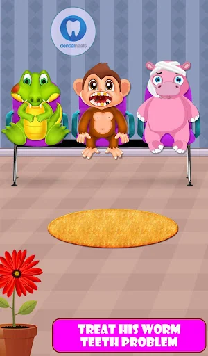 Jungle Animal Dentist Game