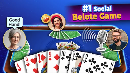 VIP Belote - Belote Online screenshot 1