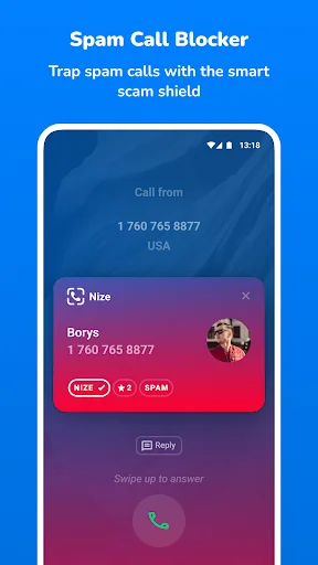 Nize - Caller ID. Spam Blocker