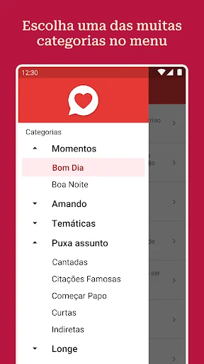 Frases e Mensagens de Amor screenshot 1