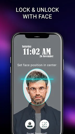 Face PassCode Lock Screen screenshot 1