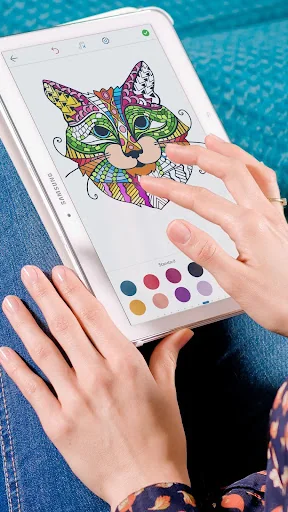 Cat Coloring Pages for Adults