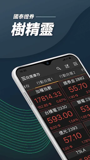 國泰證券樹精靈－證券、期貨、選擇權即時報價、投資下單