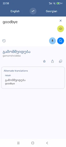 Georgian English Translate screenshot 2