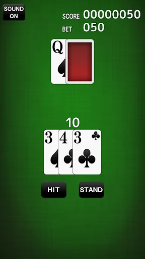 BlackJack card game screenshot 3