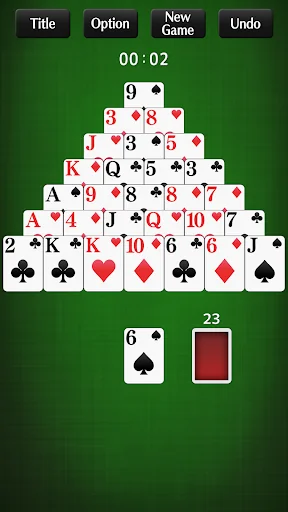 Pyramid Solitaire[card game] screenshot 1