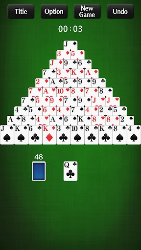 Pyramid Solitaire[card game] screenshot 3