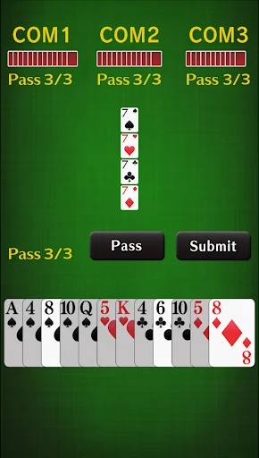 sevens [card game] screenshot 1