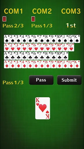 sevens [card game] screenshot 4