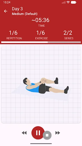 Abs Workout at Home - Six Pack screenshot 1