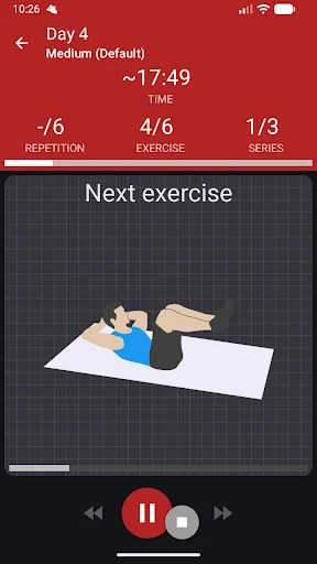 Abs Workout at Home - Six Pack screenshot 2