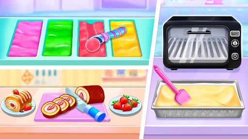 Sweet IceCream Cake Maker Game screenshot 1