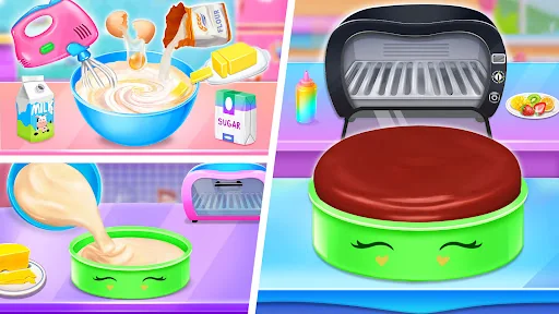 Sweet IceCream Cake Maker Game screenshot 2