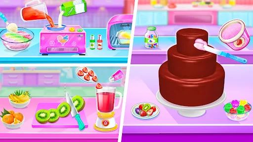 Sweet IceCream Cake Maker Game screenshot 3