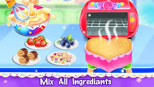 Sweet IceCream Cake Maker Game screenshot 4