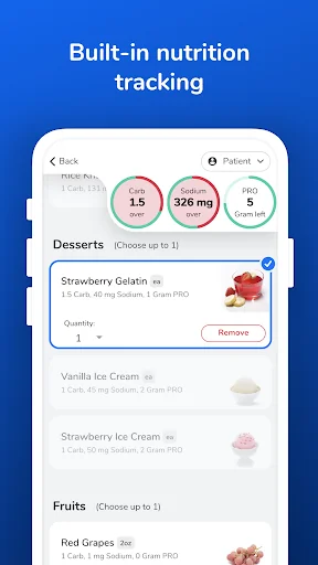CBORD Patient screenshot 4