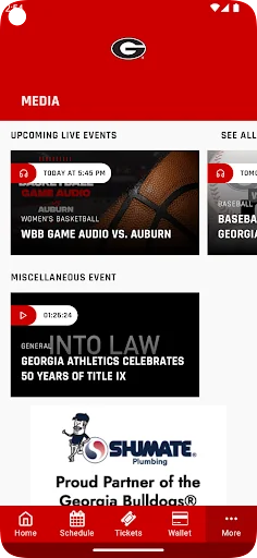 Georgia Bulldogs Gameday LIVE screenshot 3