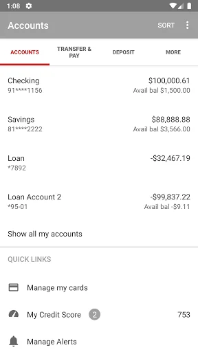 BankCCB Mobile screenshot 3