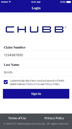 Chubb Auto Mobile Estimate
