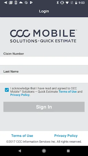 CCC Mobile™ – Quick Estimate