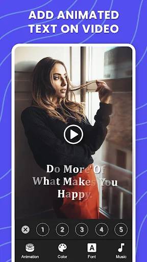 Animated Text On Video screenshot 1