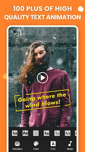Animated Text On Video screenshot 2