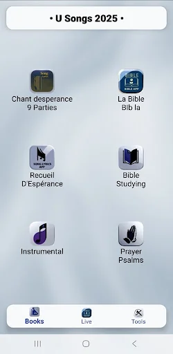 Chant d'Espérance Bible U song