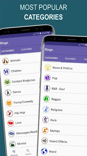 Ringo Ringtones Notifications screenshot 2