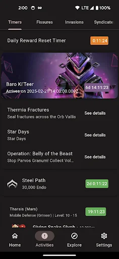 Cephalon Navis - Warframe hub screenshot 2
