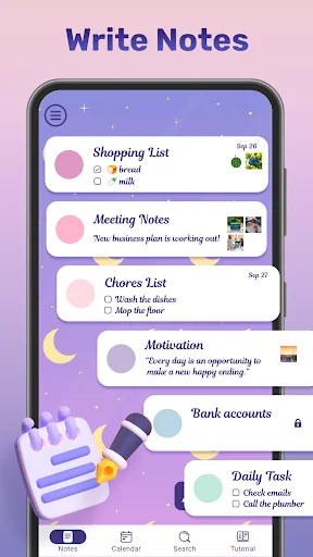 My Color Note Notepad screenshot 1