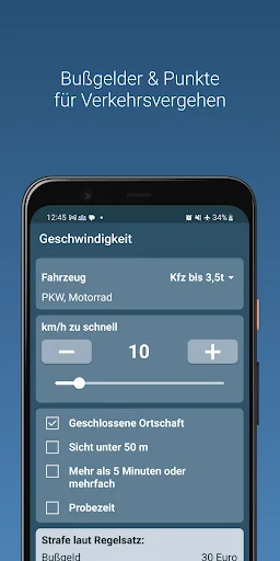 Bußgeldrechner