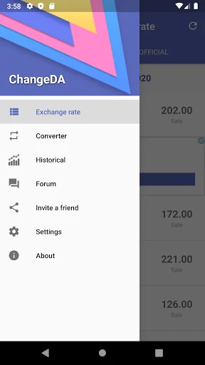 ChangeDA - The exchange rate o screenshot 3