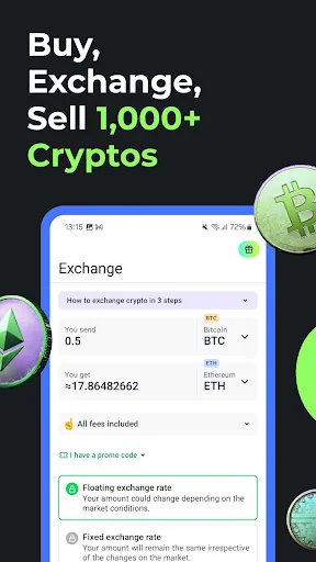 Crypto Exchange: Buy BTC・USDT