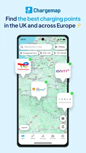 Chargemap - Charging stations screenshot 1