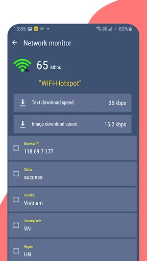 WiFi internet speed test 5G 4G screenshot 2