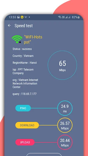WiFi internet speed test 5G 4G screenshot 4