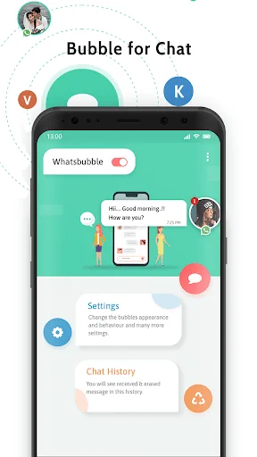 Bubble for Chat - No Last Seen screenshot 1