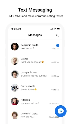 Messages screenshot 1