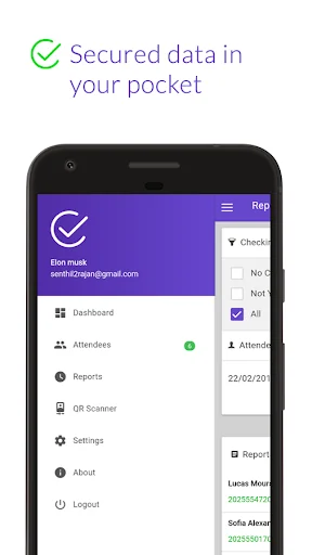 Checkin QR Attendance tracker screenshot 4