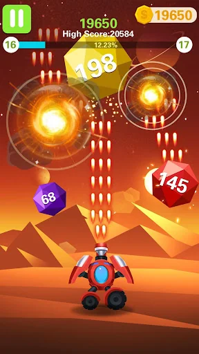 Rock Blast - Fire Ball