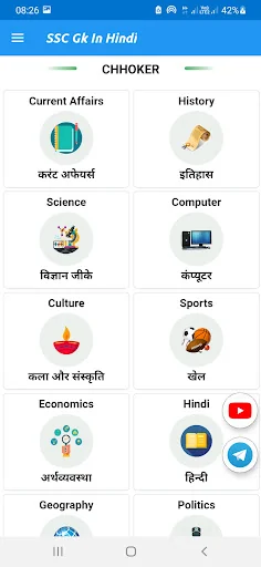 CHHOKER: SSC GK Hindi MCQ 2026