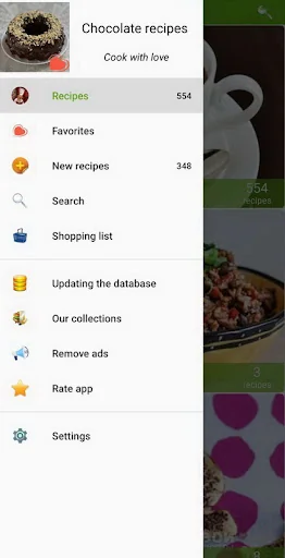 Chocolate recipes screenshot 2