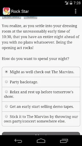 Choice of the Rock Star screenshot 3