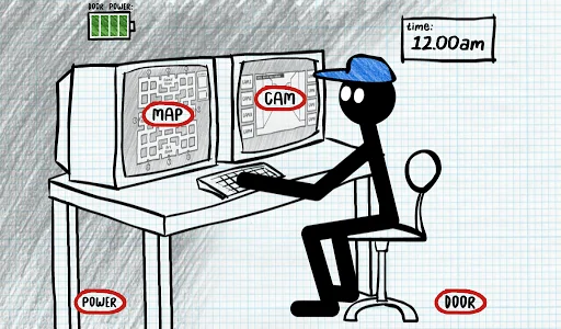 Stickman Five Nights Survival screenshot 1