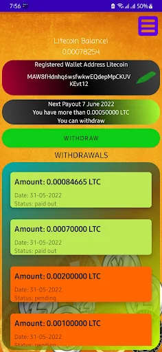 Litecoin Faucet screenshot 3